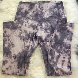Lululemon Align Lavender Tie Dye High Rise 28” leggings